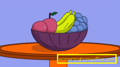 Dessine un bol de fruits