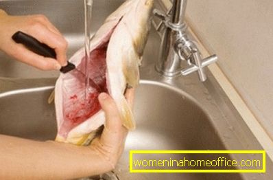 Utilisez un couteau bien aiguisé pour déchirer l'abdomen et nettoyer l'intérieur.