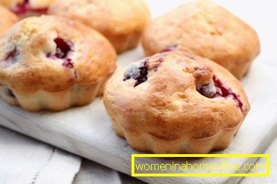 Muffins Cerises: Cuisson