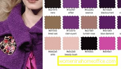 Quelle est la couleur associée au violet dans les vêtements?