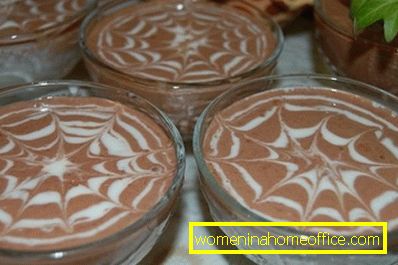 Gelée de crème sure au cacao